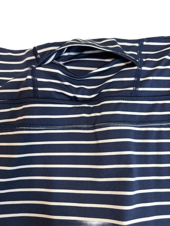 Athleta Stealth Striped Tennis Skort in a Navy & White Nautical Pattern - Picture 3 of 13